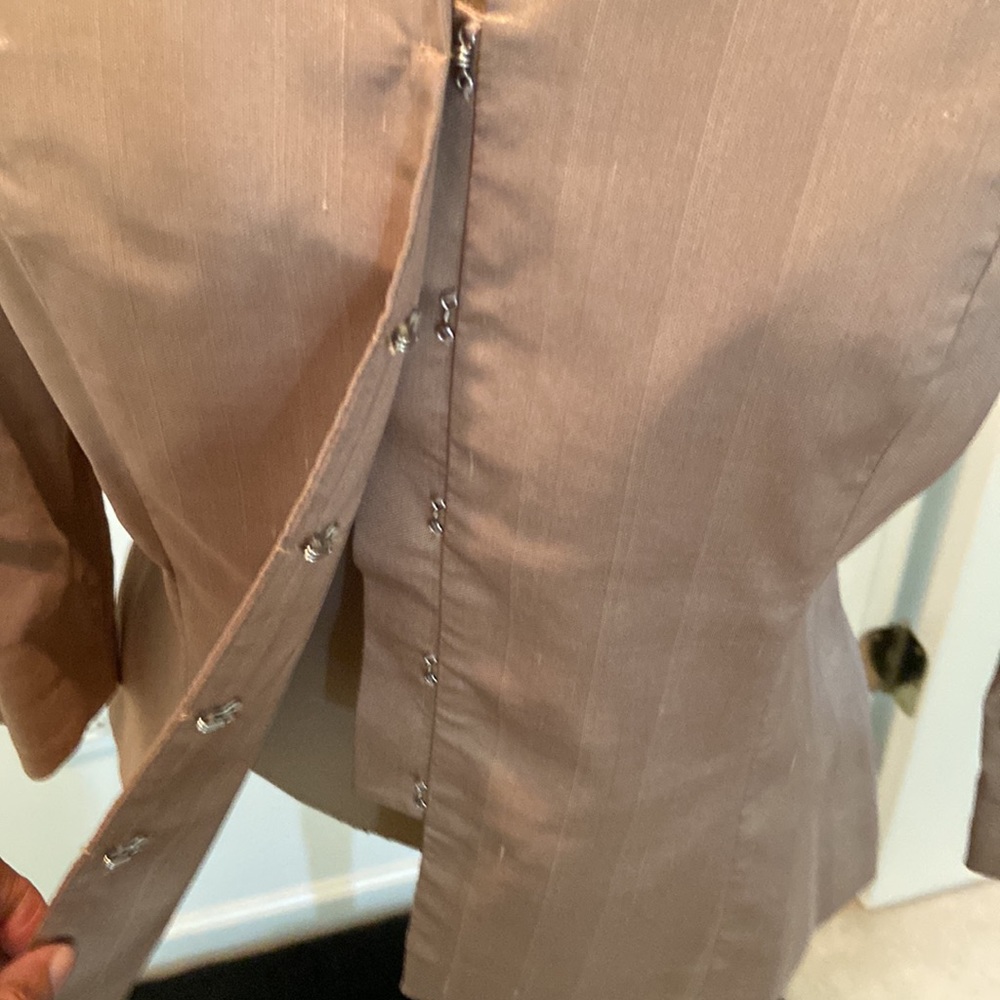 Jenne Mac Silk Cropped Jacket - image 2